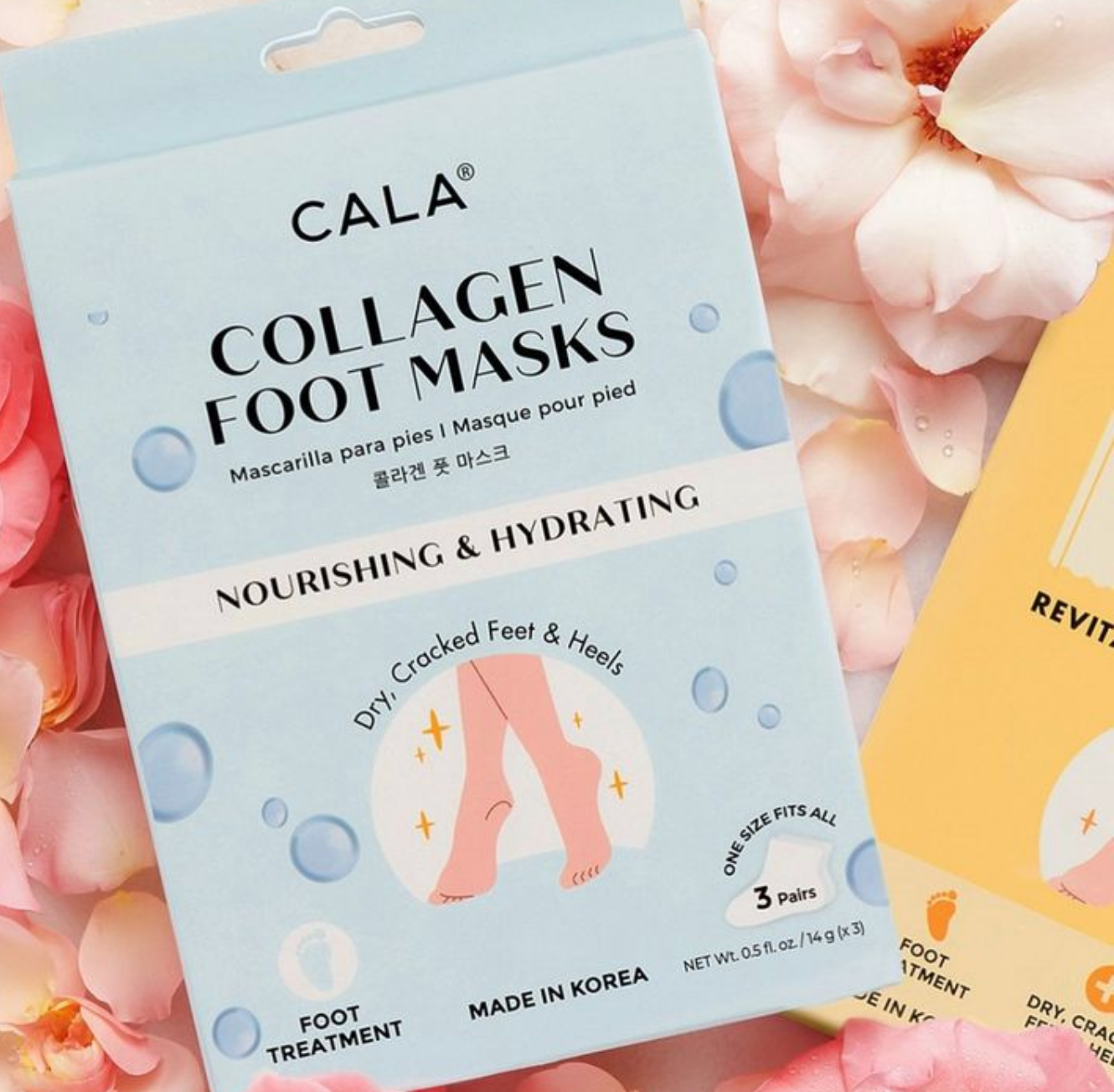 Best Beauty Group - CALA Vitamin C or Collagen Foot Mask Treatment