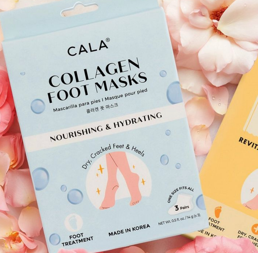 Best Beauty Group - CALA Vitamin C or Collagen Foot Mask Treatment