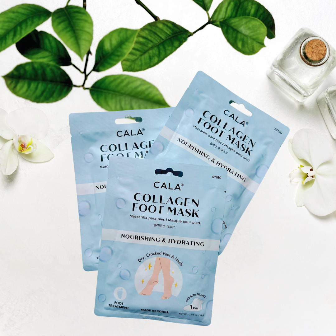 Best Beauty Group - CALA Vitamin C or Collagen Foot Mask Treatment