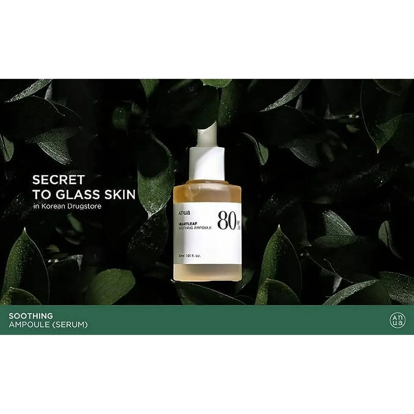 KPurity - Anua Heartleaf 80 Soothing Ampoule Hydration Serum (30ml)