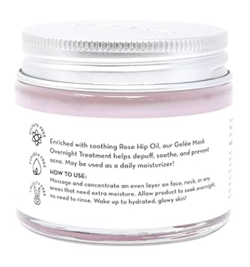 Crover - K-Beauty Overnight Hydration Gelée Mask with Rose Hip Oil