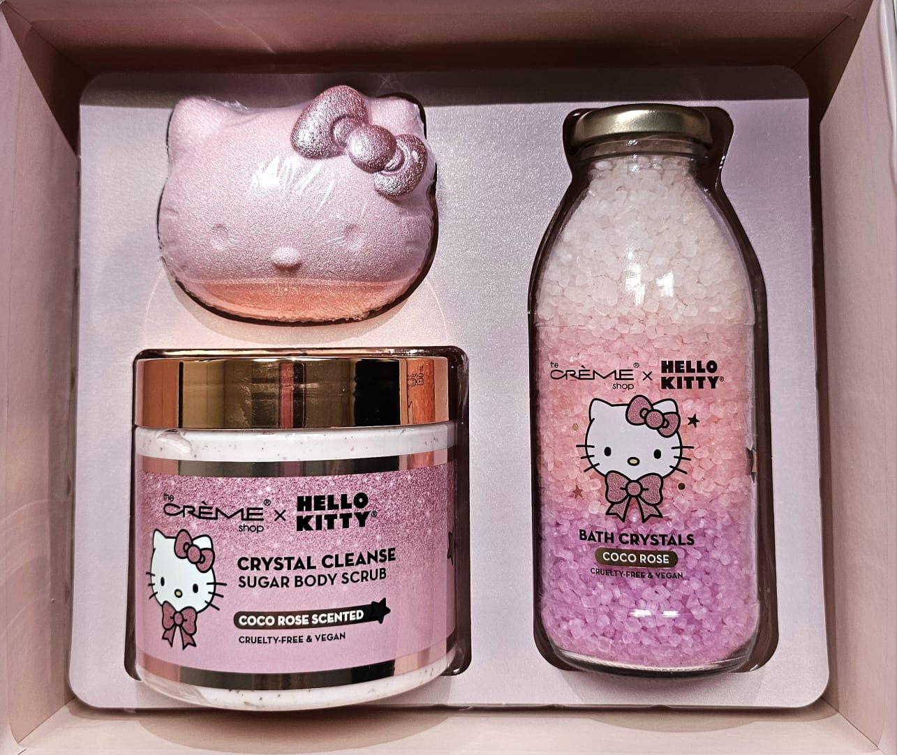 Crover - Hello Kitty Luxury Spa Gift Set with Bath Bomb & Scrub