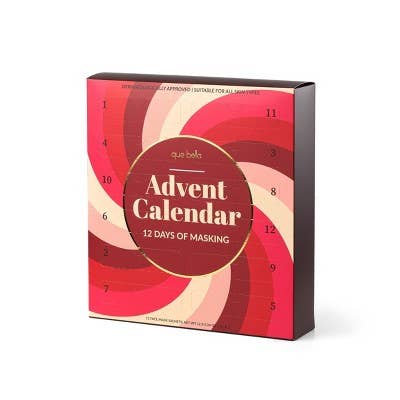 This is Beauty - Que Bella Advent Calendar 12 days of Masking Gift Set 12ct/2.88 fl oz - Missing Box