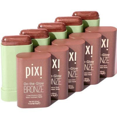This is Beauty - Pixi On The Glow Bronze Tinted Moisturizer Stick Bronzer Beach Glow 0.6oz - Imperfect Box