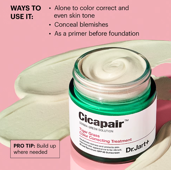 Best Beauty Group - DR JART Cicapair Tiger Grass Color Correcting Treatment SPF