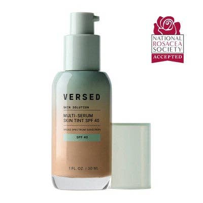 This is Beauty - Versed Skin Solution Multi-Serum Skin Tint Foundation SPF 40 7C 1 fl oz - Imperfect Container