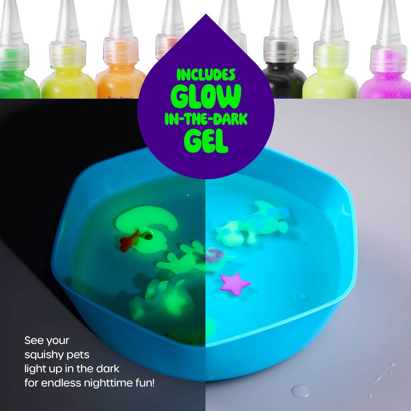 Dan&Darci - Aqua Fairy Water Gel Kit for Kids - Magic Water Elf Toy Kit