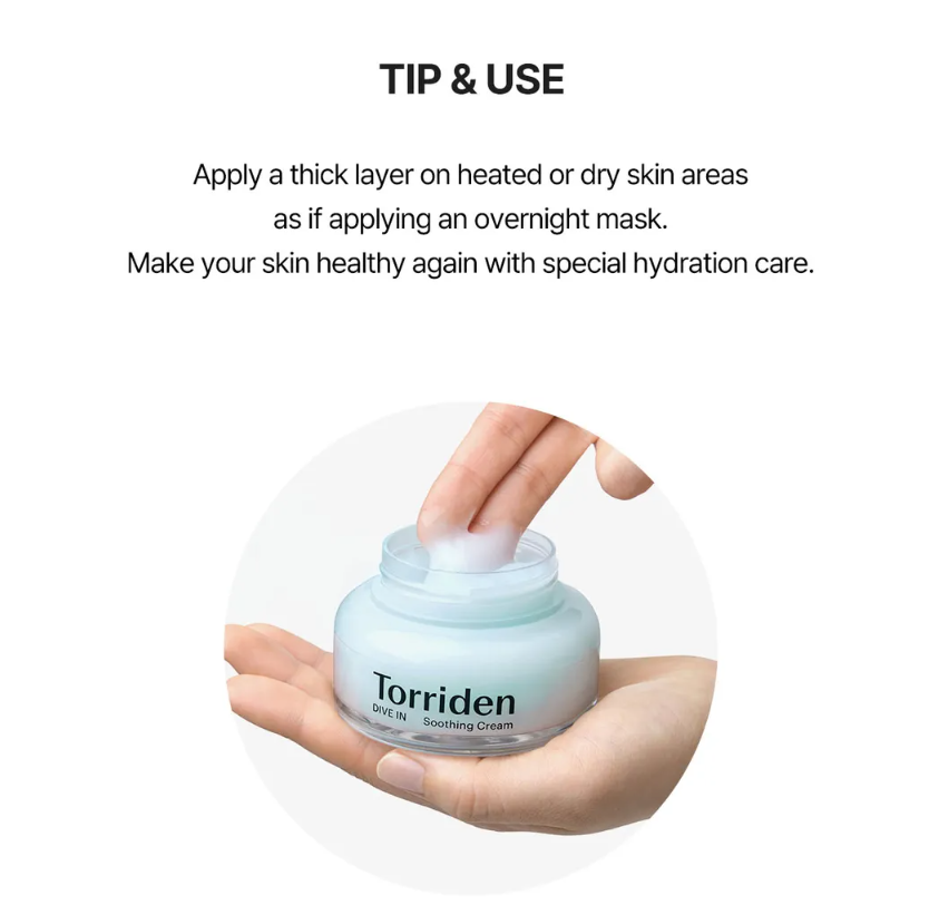 Best Beauty Group - TORRIDEN DIVE-IN Hyaluronic Acid Soothing Cream Mini 20ml