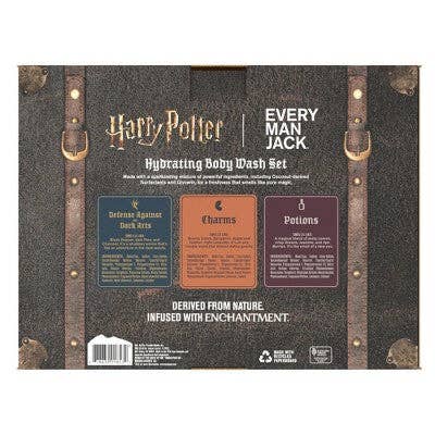 This is Beauty - Every Man Jack Harry Potter Holiday Body Wash Gift Set 3ct - Imperfect Box