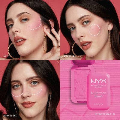 This is Beauty - NYX Professional Makeup Buttermelt Blush All The Butta 0.17oz - New