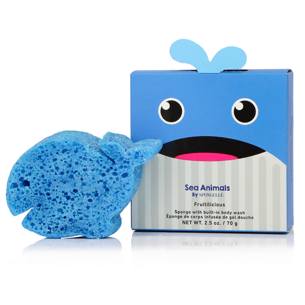 Spongellé | Valentines Day Gifts | Easter Gifts - Walter Whale Sea Animals Sponge