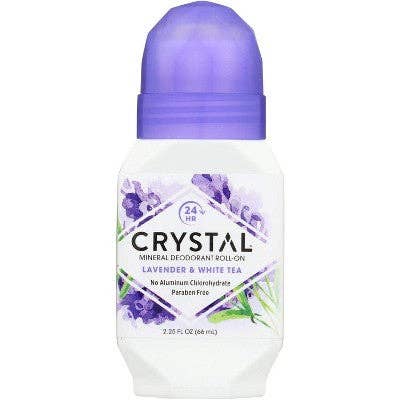 This is Beauty - Crystal Essence Deodorant Roll-On Lavender & White Tea 2.25 Oz - New