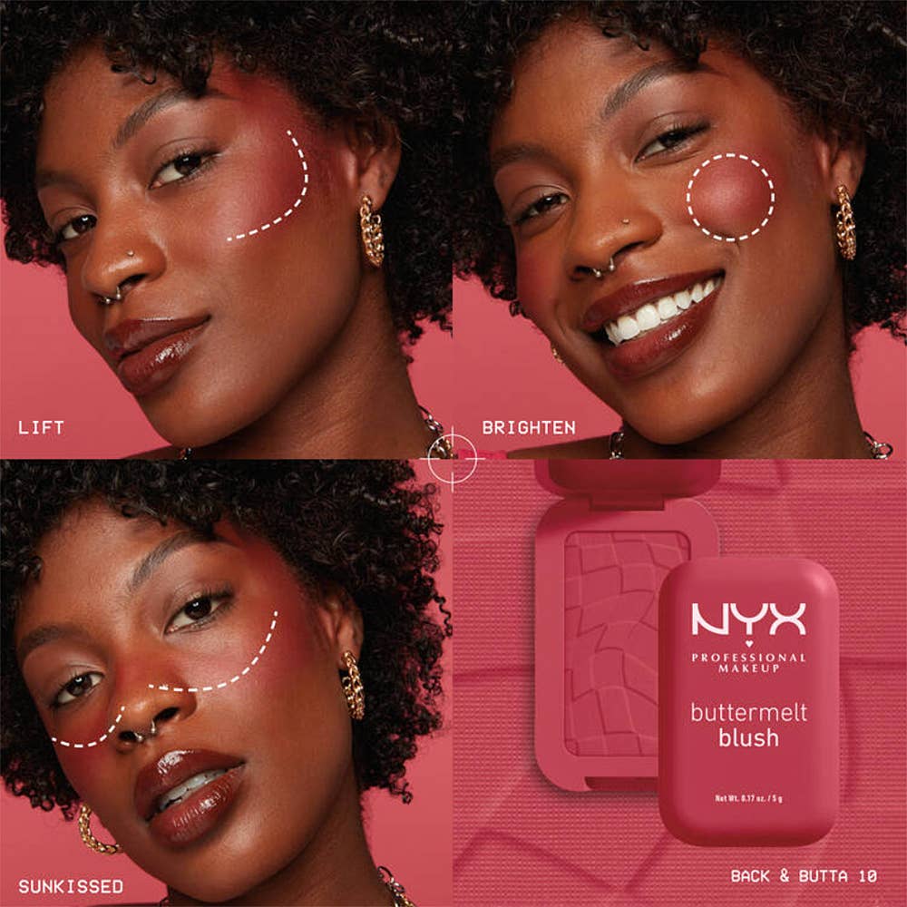 JOIA ACCESSORIES - NYX BUTTERMELT BLUSH  3 UNITS , NYX BMBL
