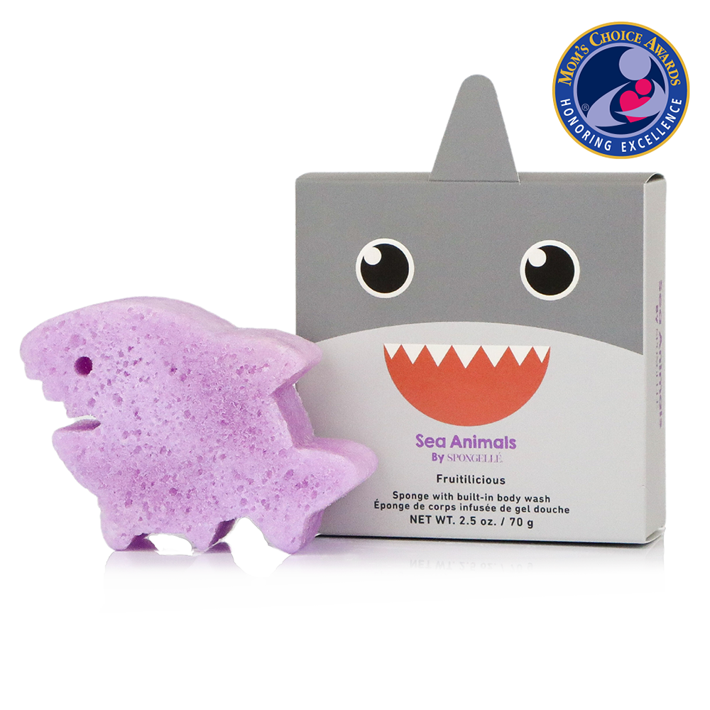 Spongellé | Easter Gifts | Mother's Day 2026 | Spring Gifts - Sammy Shark Sea Animals Sponge