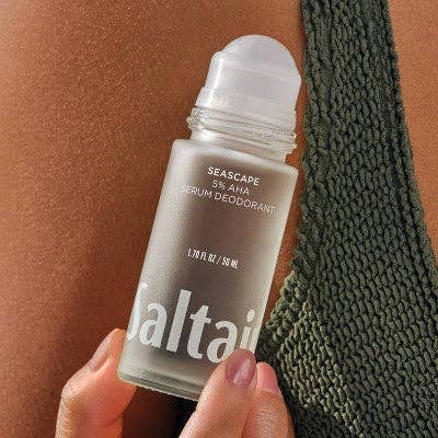 This is Beauty - Saltair 5% AHA Serum Roll-On Deodorant Seascape 1.7 floz - Imperfect Container