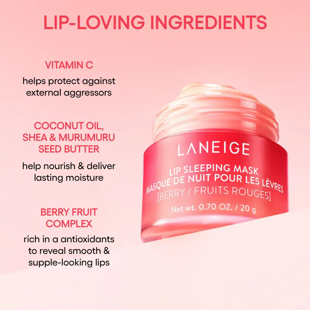 Best Beauty Group - LANEIGE MINI Berry Lip Sleeping Mask 3g