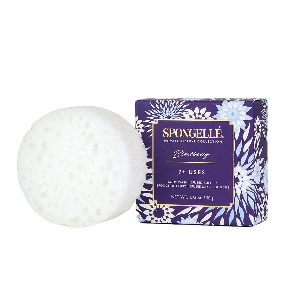 Spongellé | Valentines Day Gifts | Easter Gifts - Blackberry Private Reserve Spongette  | Soap Sponge | Soapy