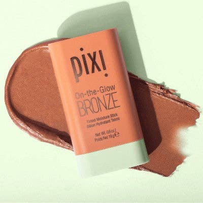 This is Beauty - Pixi On The Glow Bronze Tinted Moisturizer Stick Bronzer Rich Glow 0.6oz - Imperfect Box