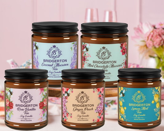 Nefer Designer Candles & Home Decor - The Bridgerton Collection – Candles of Refined Romance