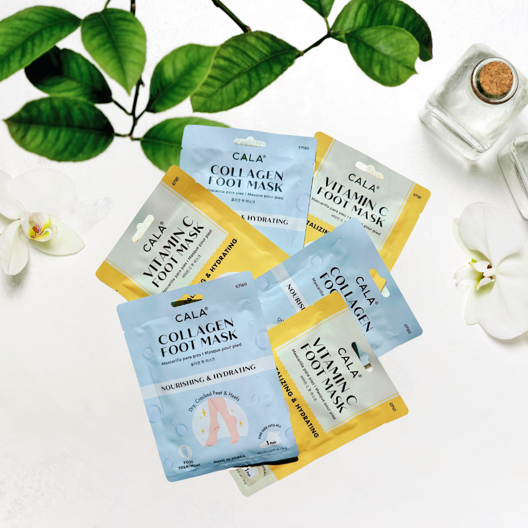Best Beauty Group - CALA Vitamin C or Collagen Foot Mask Treatment