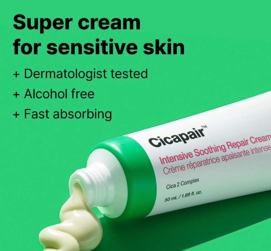 Best Beauty Group - Dr. Jart Cicapair Sensitive Skin Super Duo Set Cream Serum