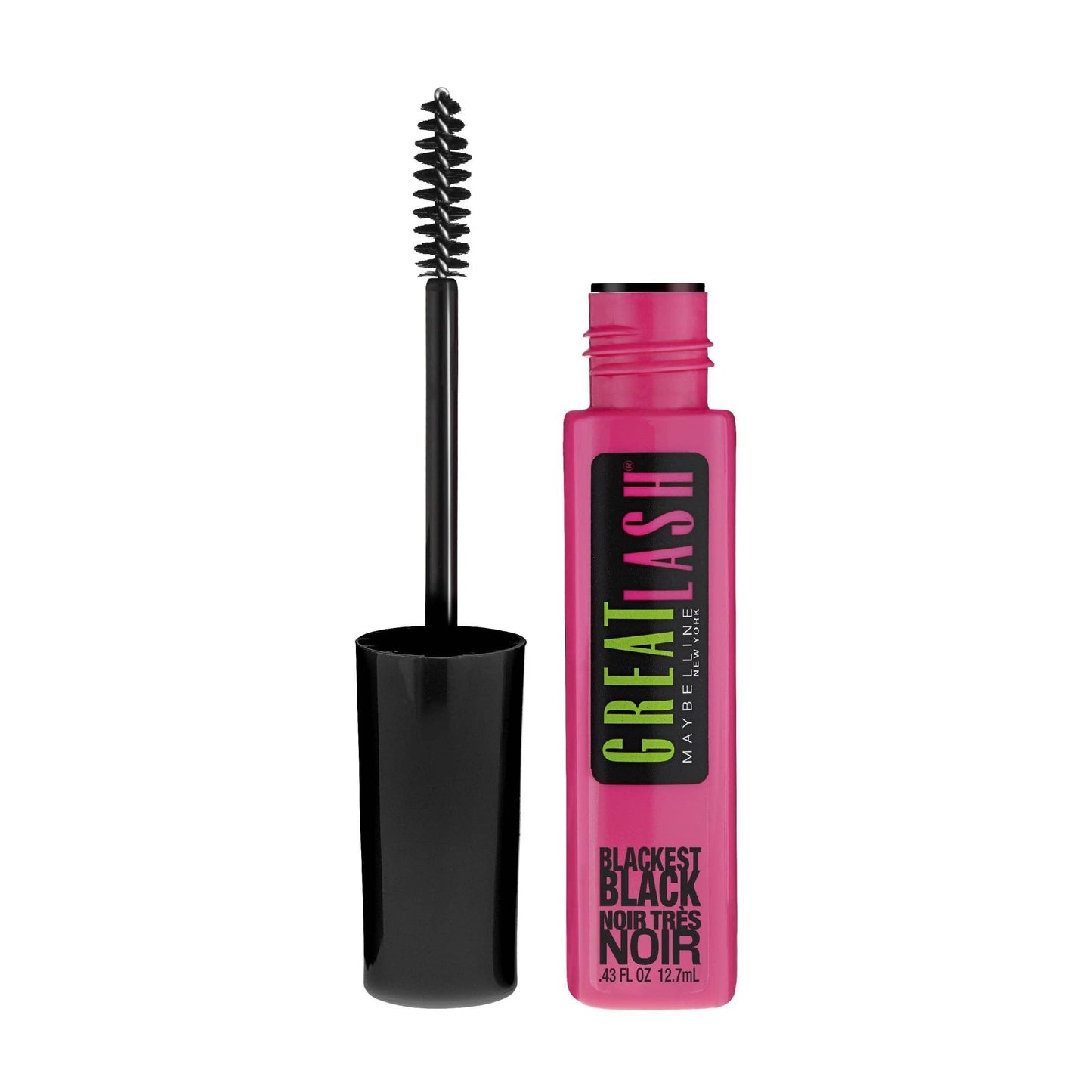 Super Stock Wholesale - Maybelline Great Lash Washable Mascara, Blackest Black, 0.43 fl. oz.
