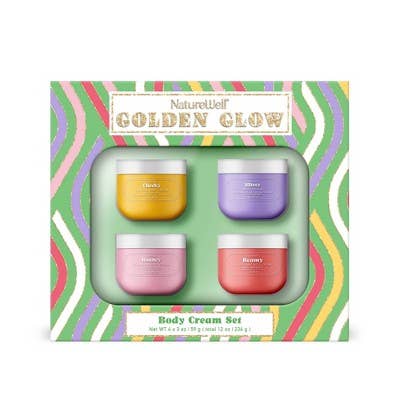 This is Beauty - NatureWell Bath and Body Gift Sets Golden Glow 4ct - Imperfect Box