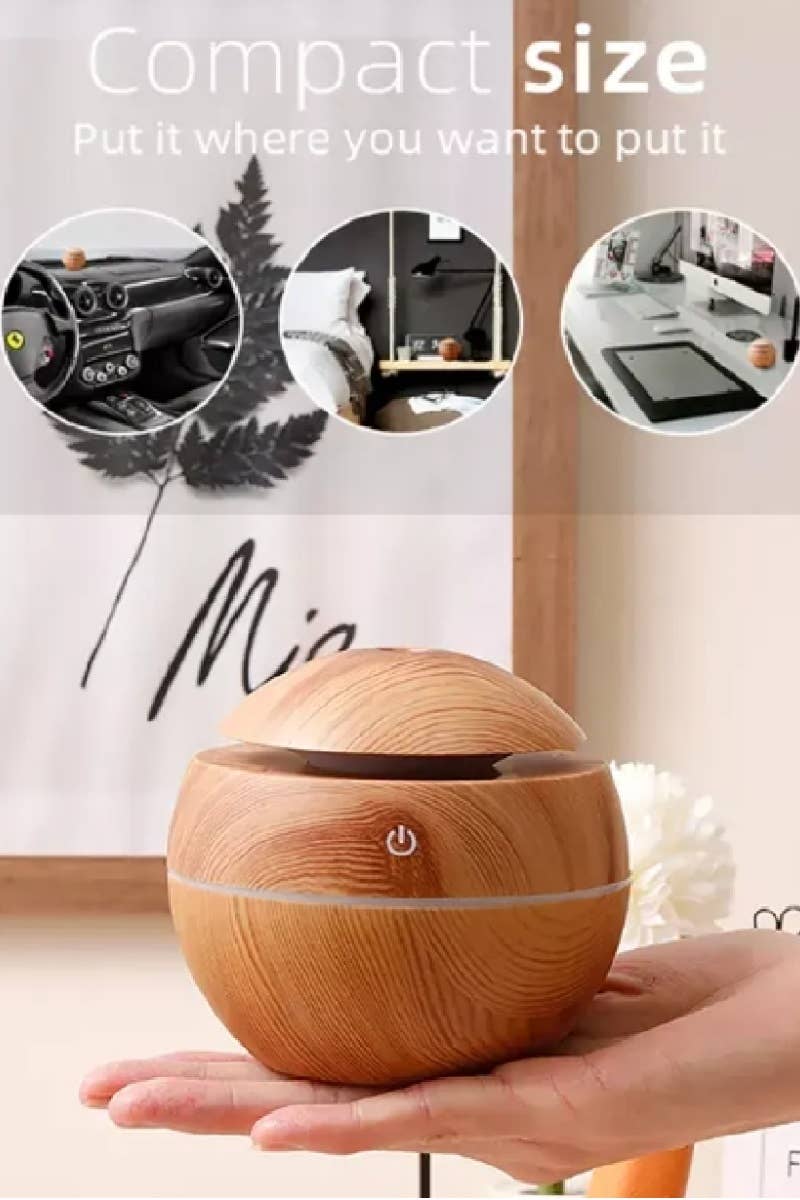 42POPS - ',,,,_...._ Tik Tok Mini Ultrasonic Humidifier Aroma Therapy Di