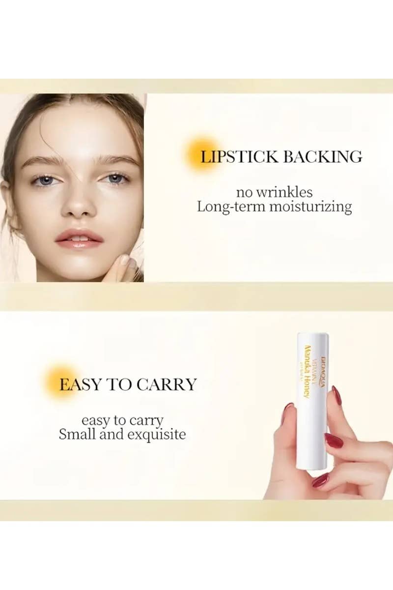 42POPS - `.Vitamin E Manuka Honey Lip Balm