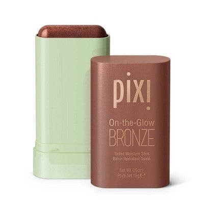 This is Beauty - Pixi On The Glow Bronze Tinted Moisturizer Stick Bronzer Beach Glow 0.6oz - Imperfect Box