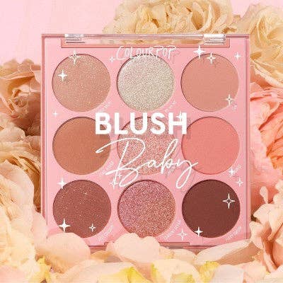 This is Beauty - ColourPop 9-Pan Eyeshadow Makeup Palette Blush Baby 0.3oz - Imperfect Box