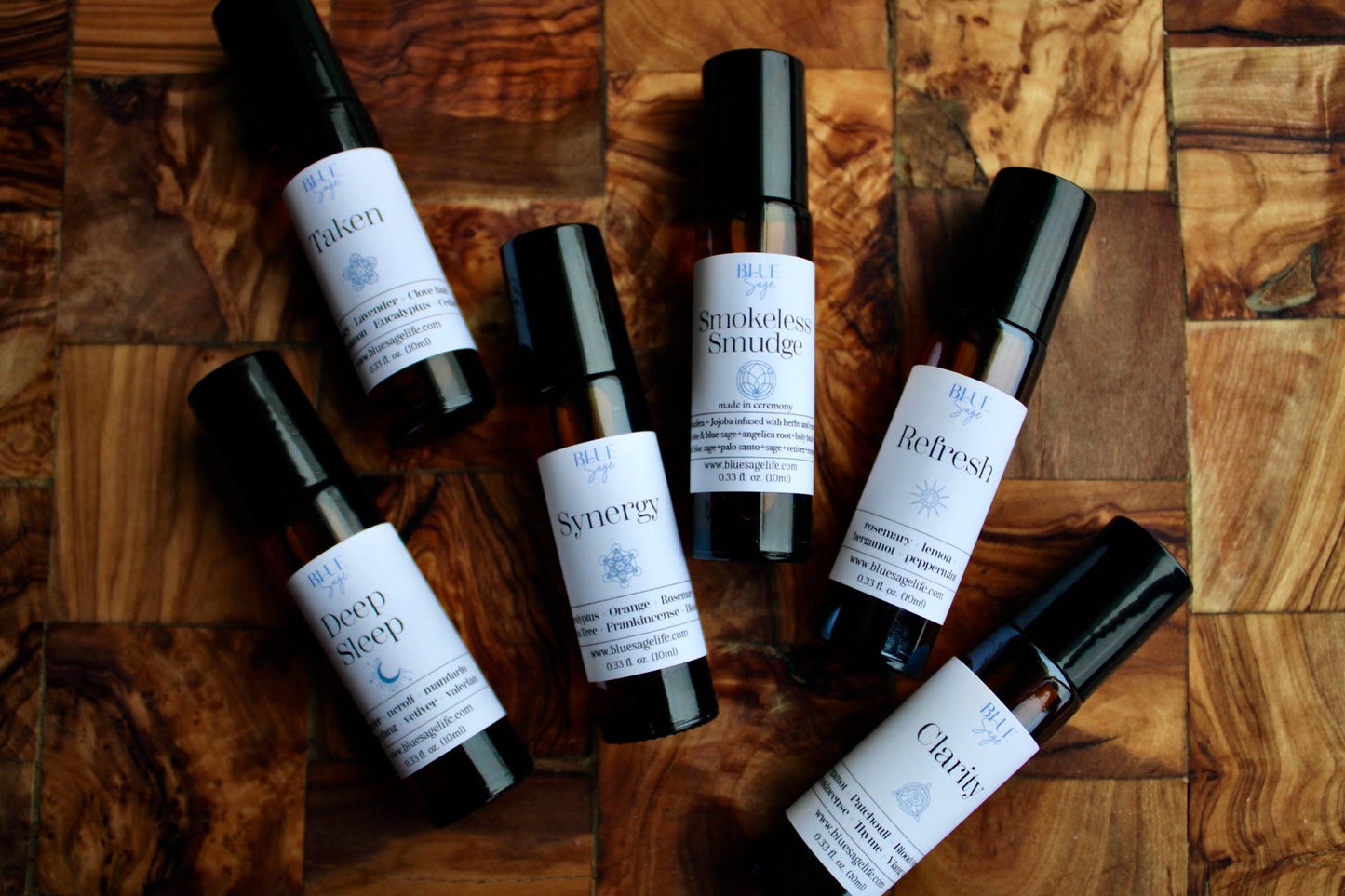 Blue Sage - Deep Sleep Blend Roll On | Essential Oil Aromatherapy Roller