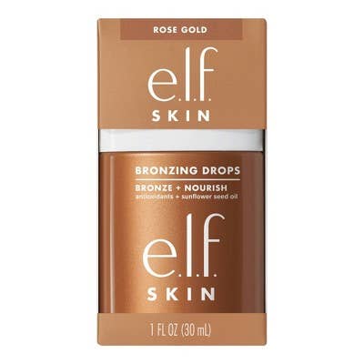 This is Beauty - E.l.f. SKIN Bronzing Drops Rose Gold 1 fl oz - Imperfect Box