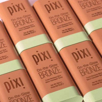 This is Beauty - Pixi On The Glow Bronze Tinted Moisturizer Stick Bronzer Rich Glow 0.6oz - Imperfect Box