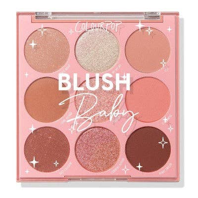 This is Beauty - ColourPop 9-Pan Eyeshadow Makeup Palette Blush Baby 0.3oz - Imperfect Box