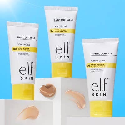 This is Beauty - E.l.f. SKIN Suntouchable Whoa Glow Primer Sunbeam SPF 30 1.69oz - New