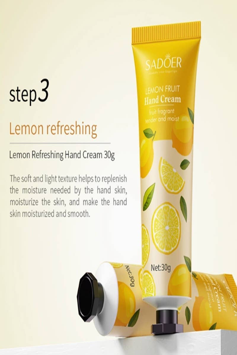 42POPS - ._ 0212 Fruit Extract Nourish Repair Hand Cream Set (Pack Of 5) SI-2