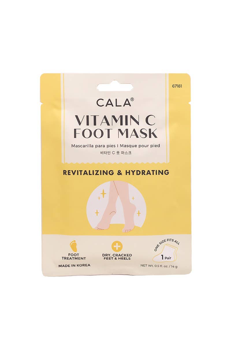 PINEAPPLE Beauty - CALA 67181 Vitamin C 3 Pairs Moisturizing Foot Mask - 6set