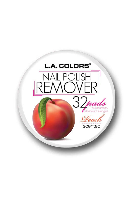 PINEAPPLE Beauty - LA Colors CNR964 Peach Nail Polish Remover 32 Pads - 3 pcs
