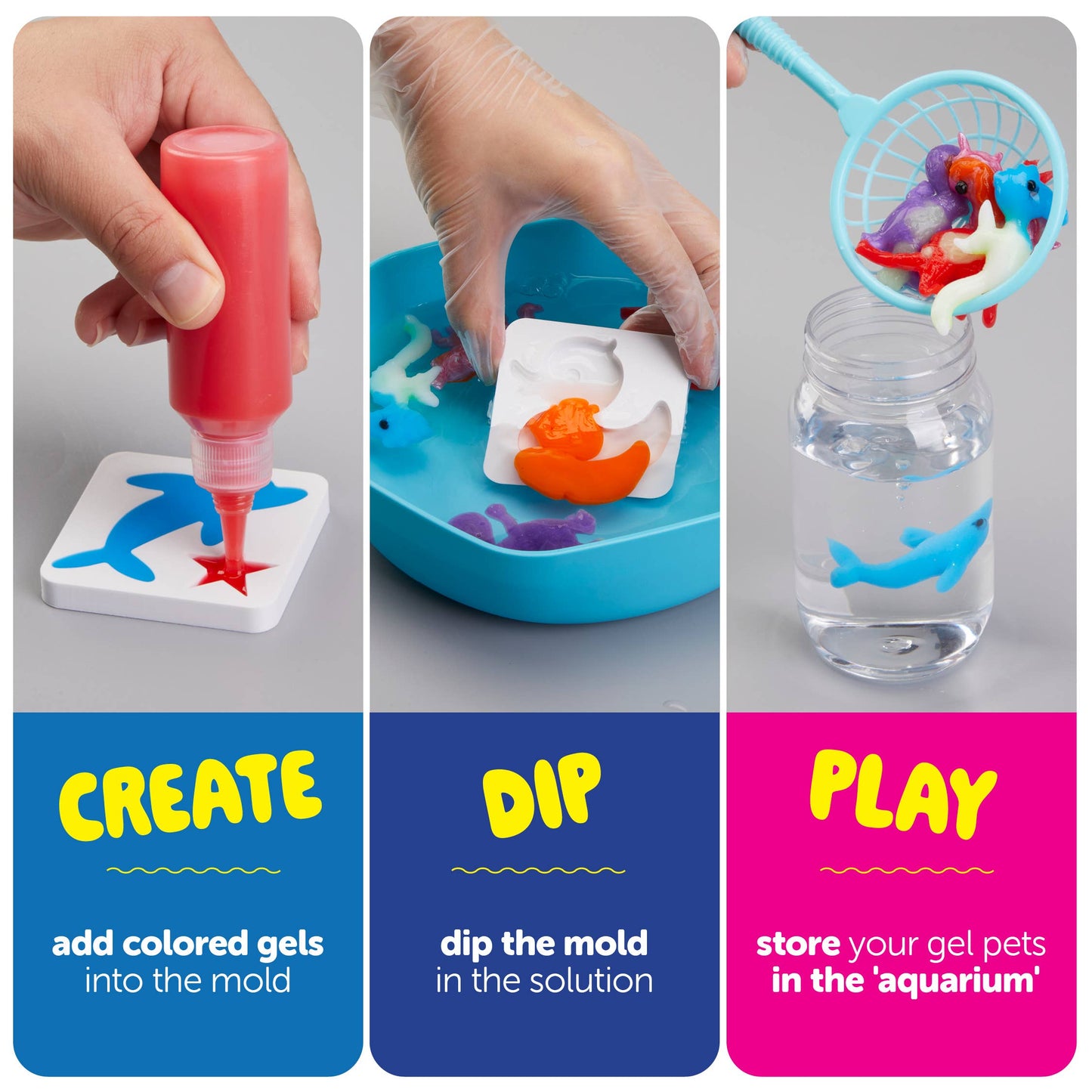 Dan&Darci - Aqua Fairy Water Gel Kit for Kids - Magic Water Elf Toy Kit