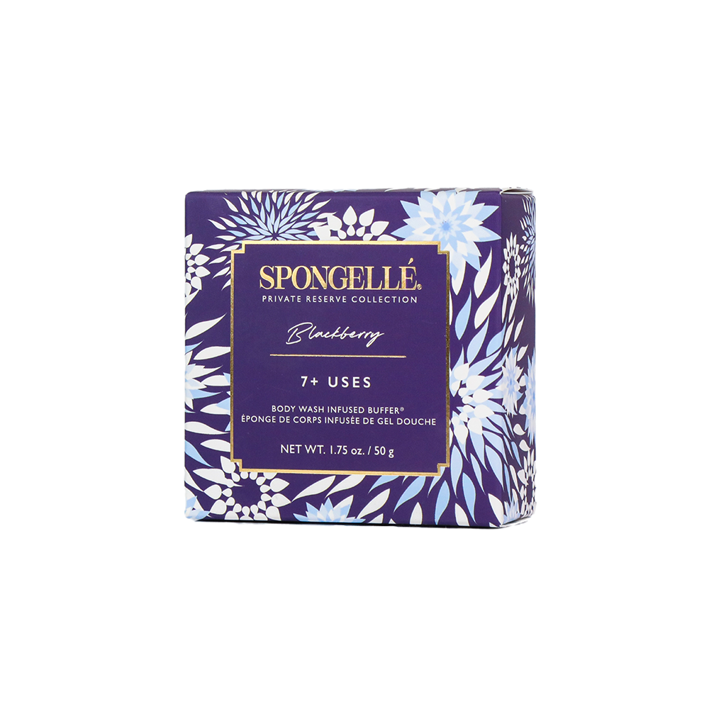Spongellé | Valentines Day Gifts | Easter Gifts - Blackberry Private Reserve Spongette  | Soap Sponge | Soapy