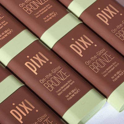 This is Beauty - Pixi On The Glow Bronze Tinted Moisturizer Stick Bronzer Beach Glow 0.6oz - Imperfect Box