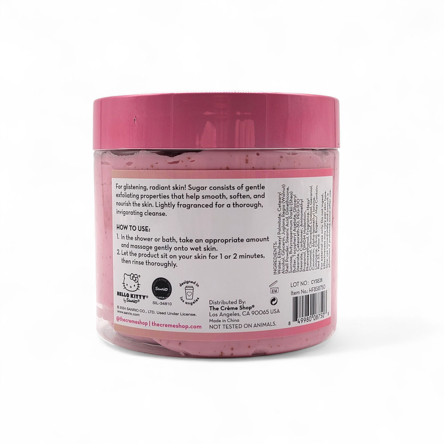 Crover - Crème Shop Hello Kitty Fusion Body Scrub-Autumn Vanilla Rose
