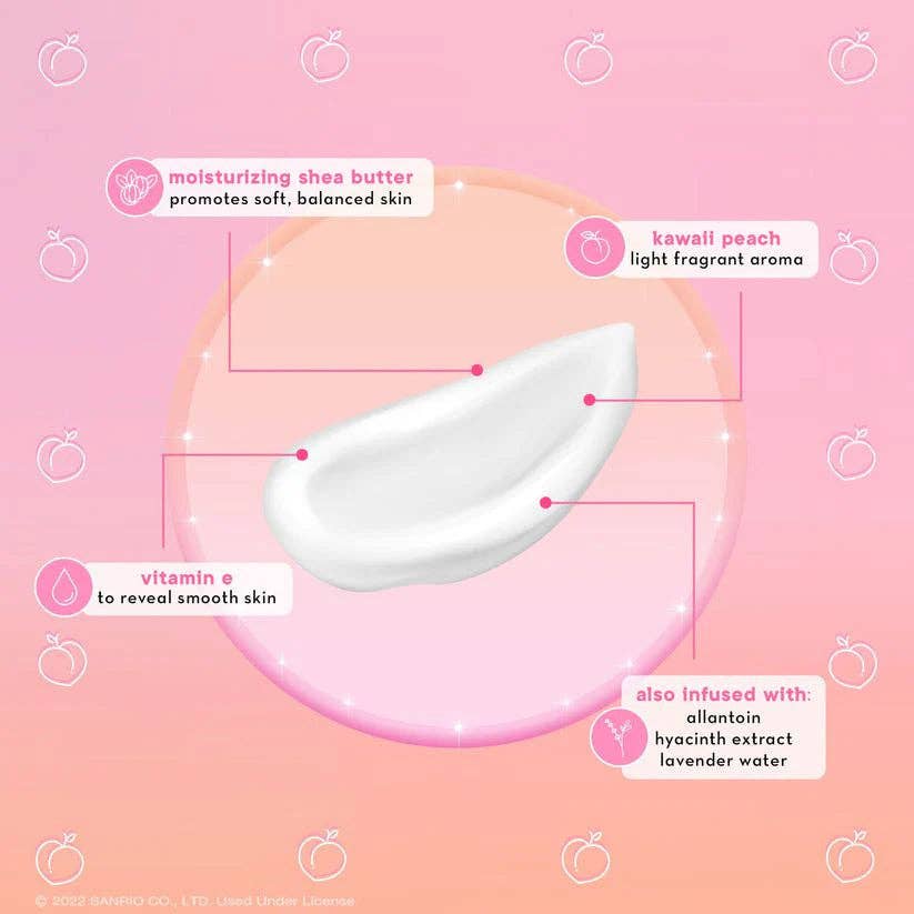 Crover - Kawaii Peach Hand Cream – Hello Kitty