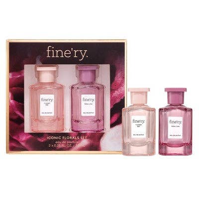 This is Beauty - Fine'ry. Mini EDP Duo Gift Set Rosa Lina + Flower Bed 2pc - Imperfect Box
