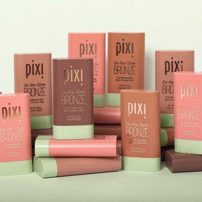 This is Beauty - Pixi On The Glow Bronze Tinted Moisturizer Stick Bronzer Beach Glow 0.6oz - Imperfect Box