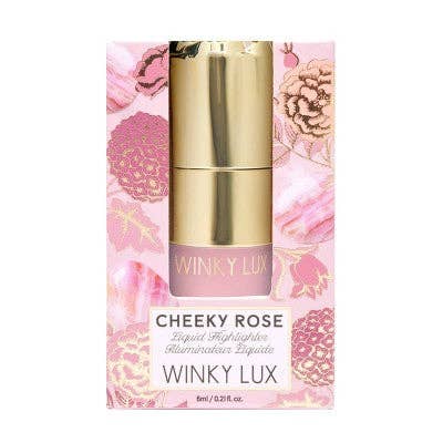 This is Beauty - Winky Lux Cheeky Rose Liquid Highlighter Pink Opal 0.21 fl oz - Imperfect Box