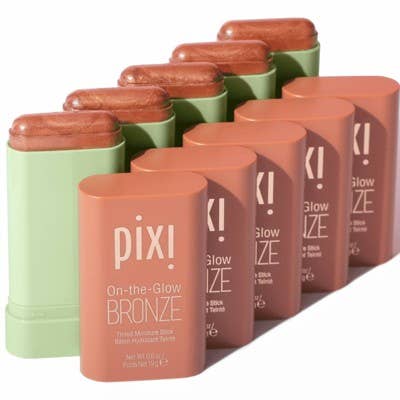This is Beauty - Pixi On The Glow Bronze Tinted Moisturizer Stick Bronzer Rich Glow 0.6oz - Imperfect Box