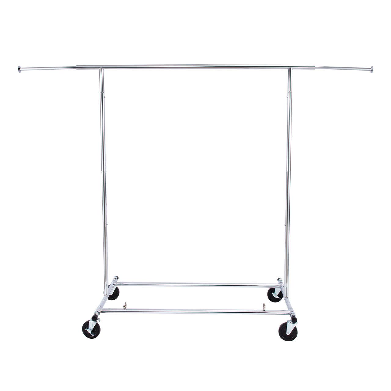 Store Supply Warehouse - Economy Chrome Single-Rail Collapsible Salesman Rack
