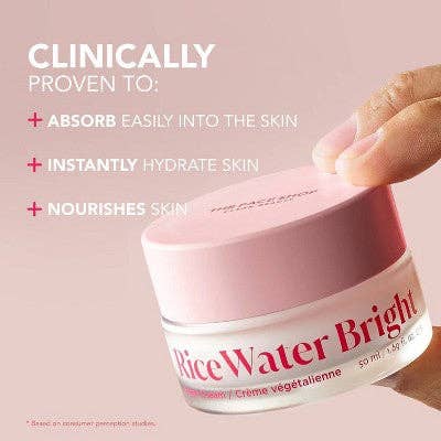 This is Beauty - The Face Shop Rice Water Bright Vegan Cream 1.69 fl oz - New